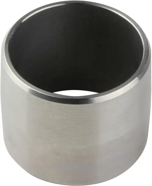 Metallischer Zylinder mit einer glatten, silbernen Oberfläche und einer dunklen Innenseite, teilweise mit einem gerillten Muster. Hergestellt von Bosch.